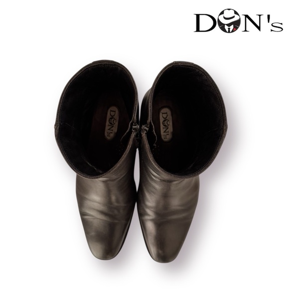 DON's Footwear Men's Handmade Elevator 100% Leather Boots - Picture 5 of 15